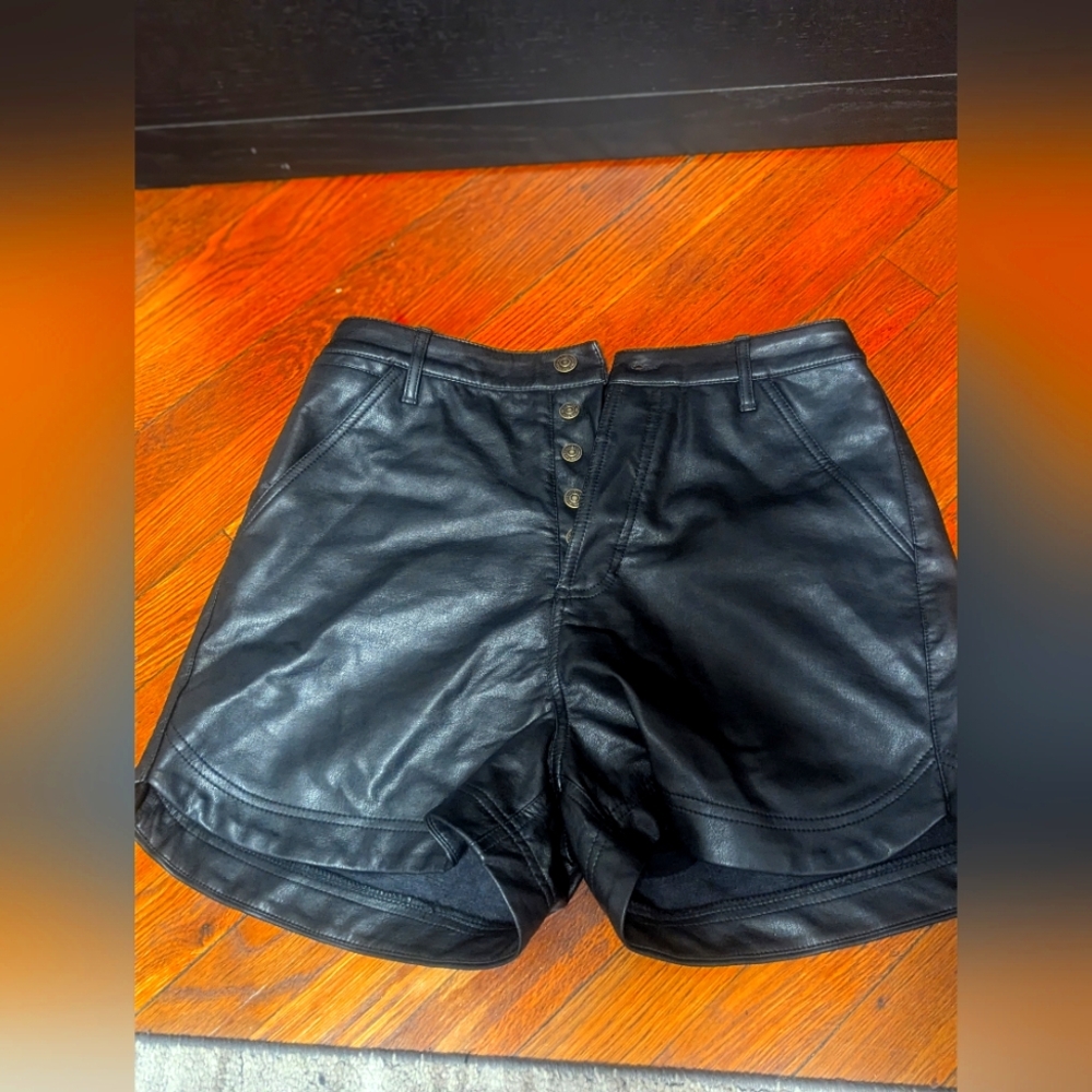 Leather Shorts